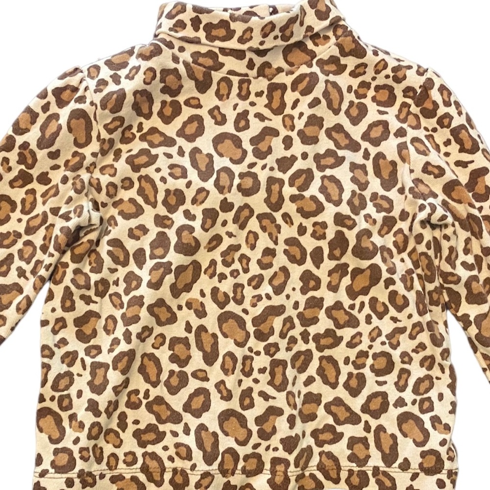 Gymboree Giraffe Print Long Sleeve Girls Turtleneck Sweater 2T